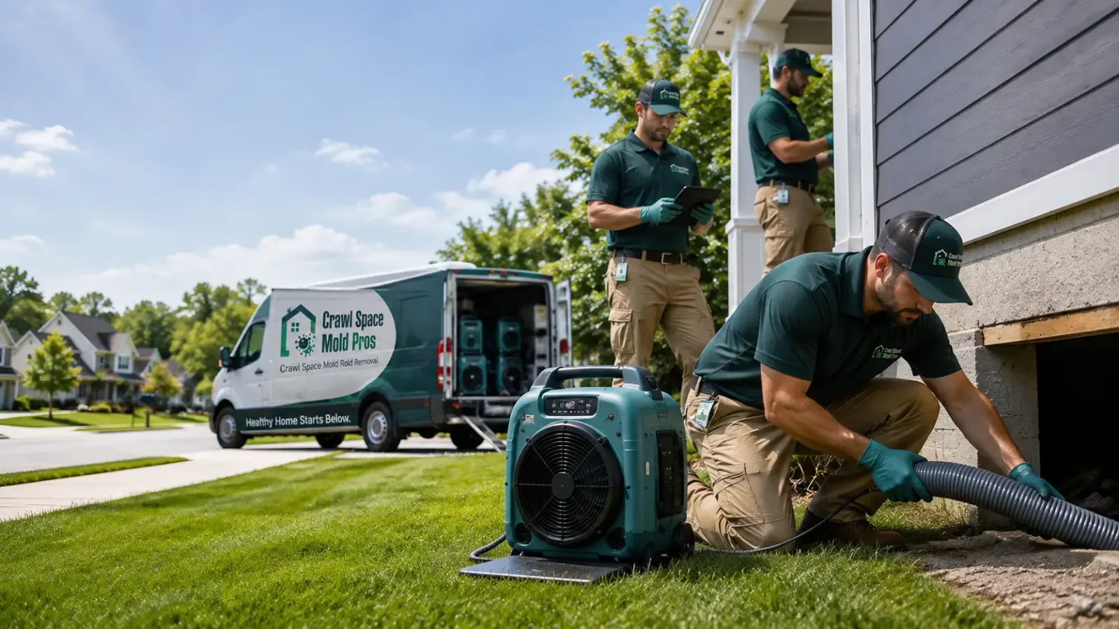 Crawl Space Mold Removal in Manville, RI